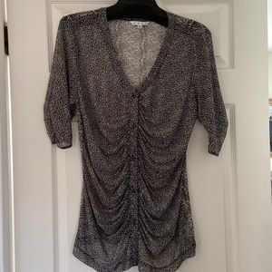 Gathered Placket Blouse